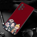 Dėklas, skirtas Samsung Galaxy A12 A51 A71 A31 A13 A11 A01 A72 A52 A42 A32 A22 A52s A21s A02s A03 A02 animacinių filmų mielas demonų žudikas For Samsung A12