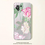 Pink Rose Flower Gėlėtas skaidrus dėklas, skirtas Xiaomi Poco X3 Nfc X3pro M3 F1 F3, skirtas Mi 11 12 13 11x 12x Pro 11 10 Lite 11t 10t Pro Xiaomi 9T