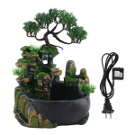 Zen Meditation krioklio miniatiūros krioklio stalinis fontanas su keičiančiu LED ap&scaron;vietimu Pradžia US plug