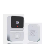 Z30 WiFi IP vaizdo durų skambutis belaidis naktinio matymo durų telefono kamera Dviejų krypčių garso domofonas, vaizdo namų apsaugos monitorius, durų kameraA balta