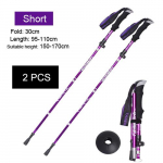 2 vnt / 5 sekcijų lauko sulankstomi žygių lazdos Ne&scaron;iojama pėsčiųjų lazda, skirta &Scaron;iaurės &scaron;alių pagyvenusių žmonių teleskopiniam klubui, kurį lengva įdėti į krep&scaron;į