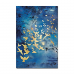 Auksinio pauk&scaron;čio drugelio sienų meno drobė Abstrakti tapyba &Scaron;iaurės &scaron;alių plakatai ir spaudiniai Dekoratyvinės nuotraukos gyvenamojo kambario namų dekoravimui 21x30cm No Frame