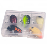 Hengjia Mini Crank Box voblerių masalai žvejybai Crankbait Minnow masalas kietas dirbtinis masalas jūrinės žvejybos masalai