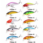 10 vnt. 7 cm/8,5 g didelio anglies plieno trijų inkarų kabliukų modeliavimo žuvies masalas kietas masalas 10PCS