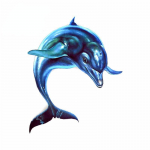 Automobilių lipdukai Delfinų kėbulo lipdukai gaminiai padengia įbrėžimus stilingi, i&scaron;orinės dalys individualios, kremas nuo saulės ir atsparus vandeniui