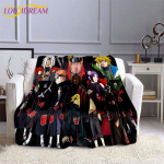Naruto mados antklodė Anime flanelinė lova antklodė Mink&scaron;ta 3D spausdinta animacinių filmų užtiesalas Sofa Kelionės Stovyklavietė Vaikų antklodė 75x90cm
