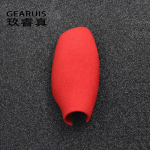 Car Suede wrapping Gear Shift Knob Handle Collars ABS Cover Sticker For BMW 5 7 Series G30 G38 G32 G01 G02 G08 G11 G12 X3 X4