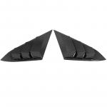 For Honda Civic 10th Gen 4dr Sedan 2016 -  ABS Plastic Rear Window Triangle Shutters Cover Trim 2 pieces/set Car