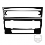 Skirta BMW 3 serijai 2005-2012 e90 e92 Piano Black oro kondicionierius CD valdymo skydelis plastikinis dangtelis automobilio salono priedai