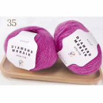 250G/10 rutuliniai moherio verpalai, smulkūs rankomis austi spalvoti megztiniai, mink&scaron;ti, nerti, odai nekenksmingi kūdikių vilnos mezgimo megztinio skara. 10PCS