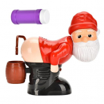 1 rinkinio burbuliukų aparatas su &scaron;viesomis ir muzikos baterijomis valdomas automatinis burbulų pūtimo žaislas, skirtas vaikų vakarėliams ir pramogoms lauke Santa Claus