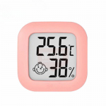 Mini LCD skaitmeninis termometras vidaus elektroninis temperatūros ir drėgmės jutiklis balta