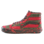 House of Terror x Vans Sk8-Hi The Nightmare on Elm Street Unisex Kedai Raudoni Juodi VN0A4U3CZV1 37