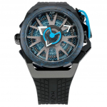 &bdquo;Mazzucato&ldquo; ratlankis &bdquo;Monza&ldquo; apverčiamas chronografas su dvigubu ciferblatu, automatinis vyri&scaron;kas laikrodis F1-BK2925