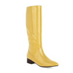 7/Moteri&scaron;ki trumpi auliniai batai yra paprasti ir patogūs, moteri&scaron;ki batai su storu kulnu, didelio dydžio laisvalaikio vidutinio ilgio batai