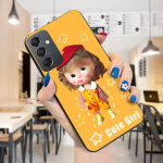 Dažytas modelio telefono dėklas, atsparus smūgiams mink&scaron;tas silikoninis TPU apsauginis telefono dėklas, skirtas Samsung dangteliui Samsung A01
