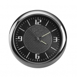 Automobilių automobilių transporto priemonių kvarcinio laikrodžio &scaron;viečiantis apvalus prietaisų skydelio laikrodžio oro i&scaron;leidimo angos dekoras