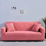 Vandeniui atsparus putų sofos užvalkalas Elastingas spausdintas sofos užvalkalas Svetainės kampinės L formos sofos užvalkalas 1 seat 90-140cm rožinė