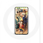 Coque pour Samsung Galaxy J3 2016 One Piece Luffy Affiche Equipages Manga Anime