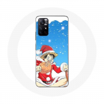 Coque pour Xiaomi Redmi Note 11s 5G Anime One Piece Luffy Le jour de No&euml;l 2024