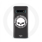 Coque pour Samsung Galaxy S10 Harley Davidson Motors Tete de mort