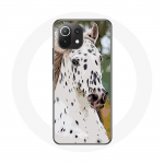 Coque pour Xiaomi Mi 11 Lite Appaloosa Cheval blanc