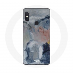 Coque pour Xiaomi Redmi Note 5 AI Dual Camera Fond de texture abstraite gris