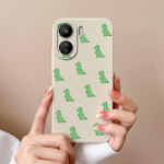 Skirtas &bdquo;Xiaomi Redmi Note 13 Pro 13R 13C K60 Ultra K70 Pro K70E&ldquo; dėklui mielam dinozaurui, auk&scaron;tos kokybės matiniam skysto silikono galinio dangtelio apsauginiam korpuso buferiams redmi 13C 4G