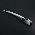 3 vnt. ABS chromo automobilio galinio lango valytuvo dangtelio apdailos lipdukas blizgučių dekoracija automobilių priedai BMW X3 G01 2018 3pcs-Silver