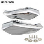 Motociklo oro deflektoriaus vidurinio rėmo oro &scaron;ilumos skydo dangčio apdaila, skirta Harley Touring Street Glide Electra Glide 2009&ndash;2016 priedui Chrome white