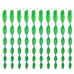 10 vnt atspindinčių spiralinių strypų pauk&scaron;čių atbaidymo ry&scaron;kios spalvos putojantis plačiai naudojamas ne&scaron;iojamas lauko pauk&scaron;čius atbaidančios lazdelės pauk&scaron;čių baidymo įtaisas violetinė