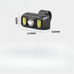 Cross Border dviračio priekinių ir galinių žibintų rinkinys C tipo įkrovimas lauko vandeniui atsparus dviračių žibintas kalnų dviračio nakties įspėjamoji lemputė