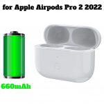Keičiama belaidžio įkrovimo dėžutė, skirta &bdquo;Airpods Pro&ldquo; 1/2/3 &bdquo;Bluetooth&ldquo; ausinių 600 mAh akumuliatoriaus įkroviklio dėklas su LED indikatoriaus lempute For airpods pro 2