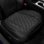 car seat Cover Cowhide Genuine Leather Front Bottom Drive Seat Cushion Covers,Waterproof,Real Cow Leather,Anti-Slip, Storage Bags,Universal Fit 90%