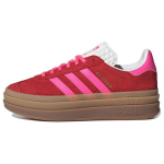 adidas Gazelle Bold Collegiate Red Lucid Pink Women Sneakers Core-White IH7496 38