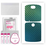 apgo Protective Skin Sticker for the back compatible with Motorola Razr 5G, Wrap Film, Foil, Vinyl - Pattern Carbon Chameleon CAKA1