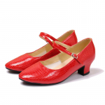 &Scaron;iuolaikiniai &scaron;okių batai Moteri&scaron;ki &scaron;okių batai su valsu 5 cm auk&scaron;takulniais Lotynų Amerikos &scaron;okių bateliai 34 juoda