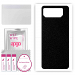 apgo Protective Skin Sticker for the back compatible with Asus ROG Phone 6D, Wrap Film, Foil, Vinyl - Pattern Matte Black