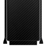 apgo Protective Skin Sticker for the back+sides compatible with Realme X7 Pro, Full Wrap Film, Foil, Vinyl - Pattern Carbon Black