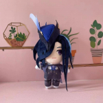 Anime pliu&scaron;inis lėlės žaislas 20cm Xianyun Chiori Kujo Sara Genshin Impact miela mink&scaron;ta kim&scaron;yta pagalvė VV