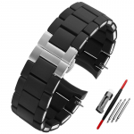 Silikono guma Laikrodžio apyrankė su guma, skirta AR5890 AR5889 AR5858 AR5920 AR5868 AR8023 vyri&scaron;ka 23 mm moteri&scaron;ka 20 mm laikrodžio apyrankė 20mm