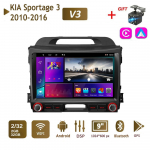 9  automobilio radijas 2+32GB, skirtas KIA Sportage 3 2010-2016 WIFI 2 DIN-Android Auto-Carplay-Gps
