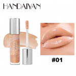 HANDAIYAN Lūpų blizgesys Sexy Plump Glitter Crystal Lūpų dažai Skysti vandeniui Atsparus Drėkinamasis Aliejinis Lūpų blizgesio makiažas 01