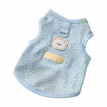 Mieli vasariniai &scaron;unų drabužiai su D žiedu Plona &scaron;unų liemenė mažiems vidutiniams &scaron;unims Kvėpuojantys &scaron;uniukų drabužiai Čihuahua drabužiai Augintinių reikmenys XS mėlyna