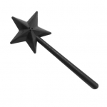 Druskos ir pipirų plaktuvo lazdelės skylutės žvaigždės daugkartinio užpildymo prieskonių prieskoniai 3 Fairy Stick rankinis rožinė