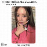 (G)I-DLE G-IDLE IDLE 6-asis mini albumas I Feel Photocard Polaroid ID kortelė MIYEON Shuhua - Photocard (Q)