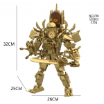 Statybinis blokas Titan Clock Man 2.0 Operatorius Garsiakalbis Gręžimo žmogus plytų modelis