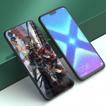Japonijos samurajų telefono dėklas, skirtas Huawei Honor 10X Lite 7A 7S 8A 8S 8C 8X 9A 9C 10i 20i 30i 20S 20E 9X Pro 10 8 Lite Black Cover Honor 8C