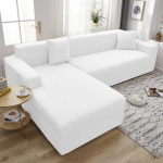 Žakardinis storas, elastingas sofos užvalkalas, skirtas svetainei, tamprus fotelis kampinis sofos užvalkalas 1/2/3/4/5 sėdynės L formos L (190-230cm)