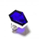 Natural London Blue Topaz Gemstone 925 Sterling Silver Gift Ring Size 8 n6e17